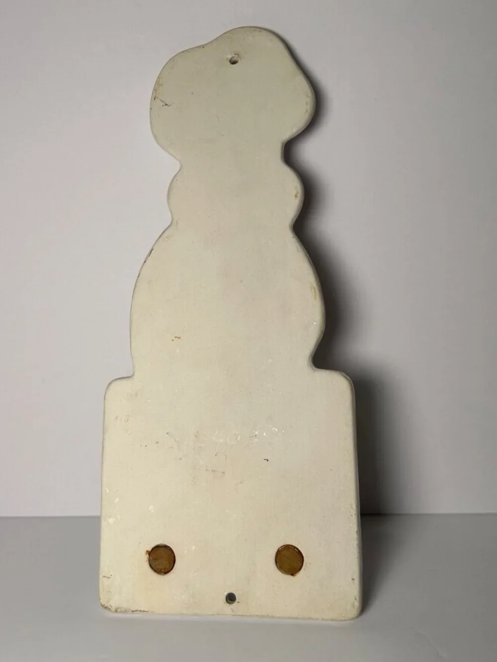 Vintage 1983 Barney Saltzberg Chefs Ceramic Wall Hook w/ Chef Bread Whimsical
